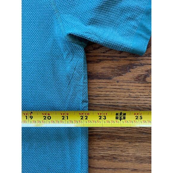 Lululemon Athletica Green Metal Vent Tec Running T Shirt Tee Top   Mens Size XL - Picture 10 of 10